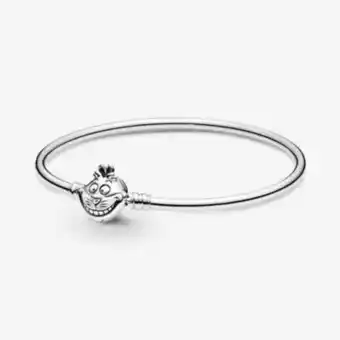 Pandora Disney alicja w krainie czarów, bransoletka bangle pandora moments, zapięcie z kotem z cheshire oferta