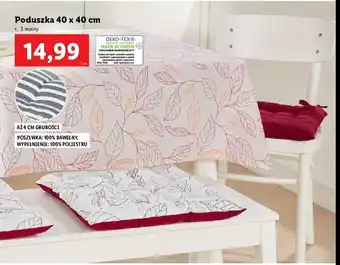 Lidl Poduszka dekoracyjna na krzesło 40 x 40 cm 1 SZT oferta