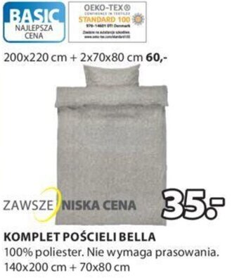 JYSK komplet pościeli bella oferta