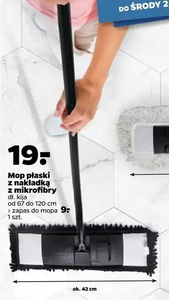 Netto Mop płaski z nakładką z mikrofibry oferta