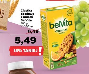 Ciastka zbożowe z muesli belvita