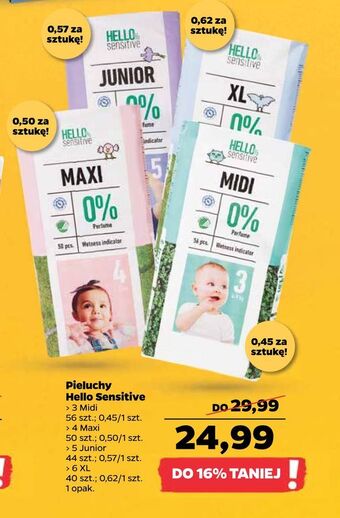 Netto Pieluchy hello sensitive oferta