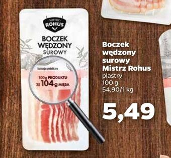 Netto Boczek wędzony surowy mistrz rohus oferta