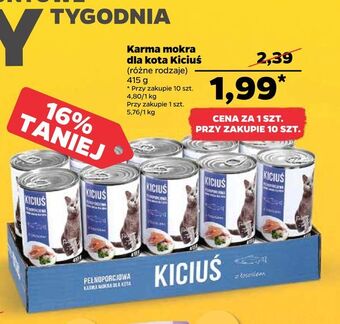 Netto Karma mokra dla kota kiciuś oferta