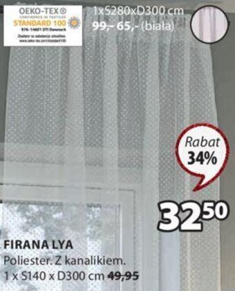 JYSK firana lya oferta