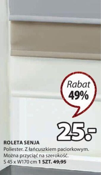 JYSK roleta senja oferta