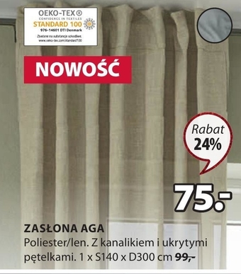 JYSK Zasłona oferta