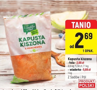 Intermarche Kapusta kiszona z sadów i pól oferta