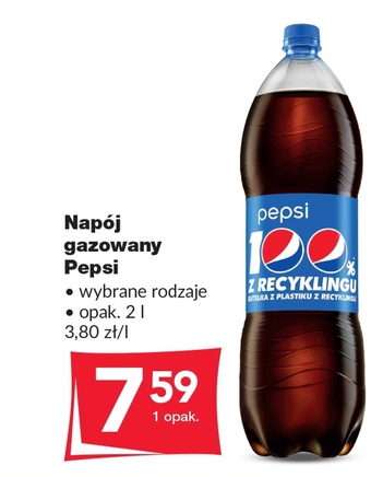 Odido Pepsi napój gazowany typu cola 2 l oferta