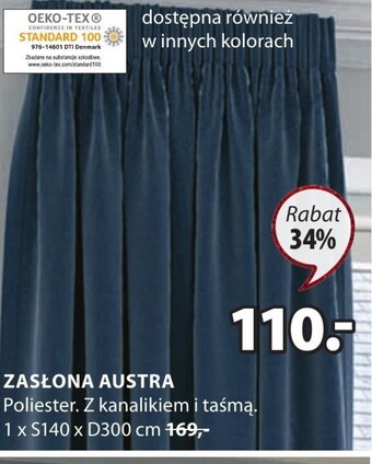 JYSK Zasłona oferta