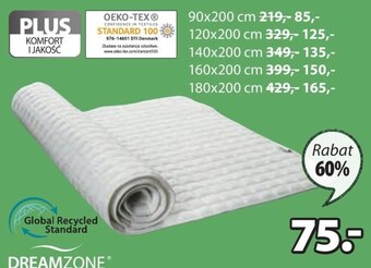 JYSK Mata ochronna na łóżko dreamzone oferta