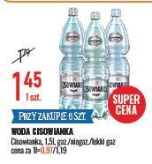 E.Leclerc Woda lekko gazowana cisowianka oferta