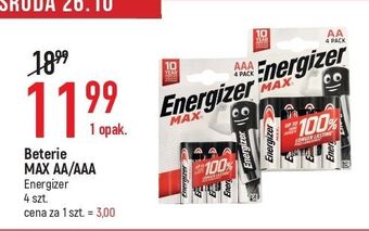 E.Leclerc Baterie alkaliczne aaa energizer oferta