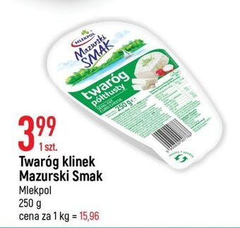 E.Leclerc Twaróg półtłusty mazurski smak oferta