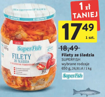 Intermarche Superfish filety ze śledzia oferta