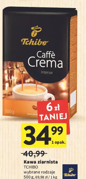 Intermarche Tchibo kawa ziarnista oferta