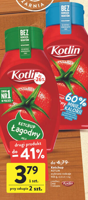 Intermarche Kotlin ketchup 450g oferta