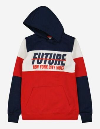 Takko Fashion Chłopcy bluza z kapturem - nadrukowany przekaz oferta