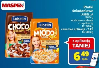 Carrefour maspex płatki śniadaniowe lubella 500g oferta