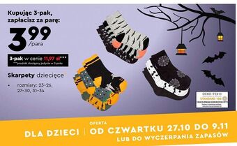 Biedronka Skarpety dziecięce rozm. 31-34 oferta