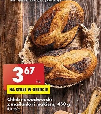Biedronka Chleb nowodworski z maślanką i makiem oferta