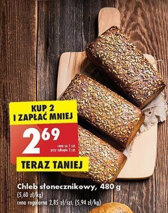 Biedronka Chleb słonecznikowy oferta