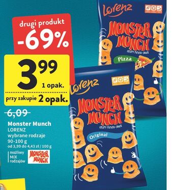 Intermarche Chrupki lorenz monster munch oferta