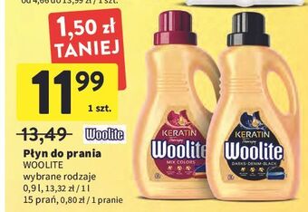 Intermarche Płyn do prania dark woolite keratin oferta
