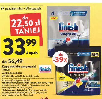 Intermarche Tabletki do zmywarek lemon finish quantum ultimate oferta