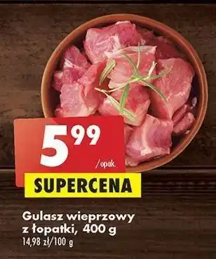 Biedronka Gulasz wieprzowy oferta