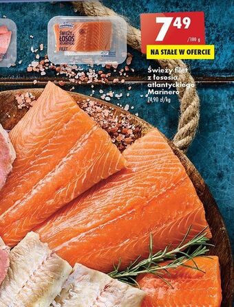 Biedronka Filet z łososia atlantyckiego marinero oferta