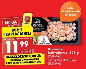 Biedronka Krewetki koktajlowe myfood oferta