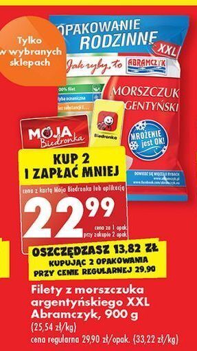 Biedronka Morszczuk argentyński abramczyk oferta