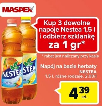 Carrefour Maspex napój na bazie herbaty nestea 1,5l oferta
