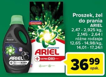 Carrefour ariel proszek, żel do prania oferta