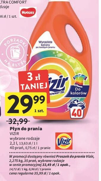 Intermarche Proszek do prania kolor vizir aqua puder oferta