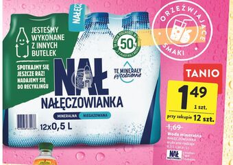 Intermarche Woda niegazowana nałęczowianka oferta