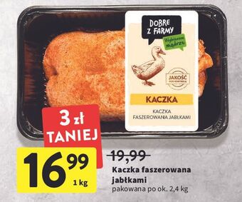 Intermarche Kaczka faszerowana jabłkami intermarche dobre z farmy oferta