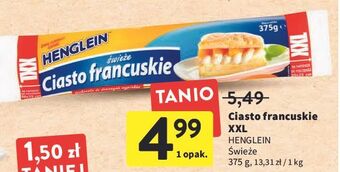 Intermarche Ciasto francuskie xxl henglein oferta