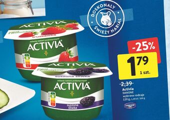 Intermarche Jogurt suszona śliwka danone activia oferta