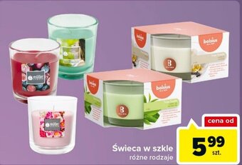 Carrefour Świeca w szkle oferta