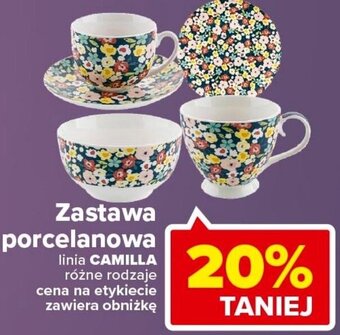 Carrefour Zastawa porcelanowa oferta
