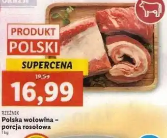 Lidl Polska wołowina - porcja rosołowa, 1kg oferta