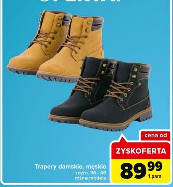 Carrefour trapery damskie, męskie rozm. 36-46 oferta