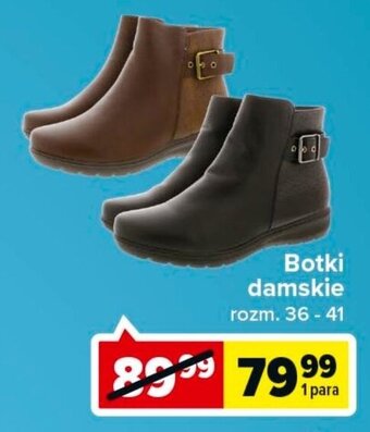Carrefour botki damskie rozm. 36-41 oferta