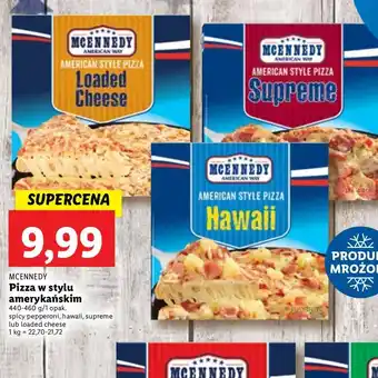 Lidl Pizza w stylu amerykańskim mcennedy 440-460g oferta