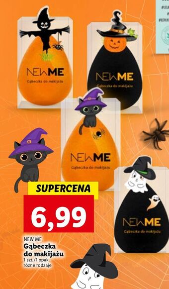 Lidl Gąbka do makijażu 3d newme oferta