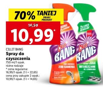 Lidl Płyn odtłuszczanie bez szorowania cillit bang oferta