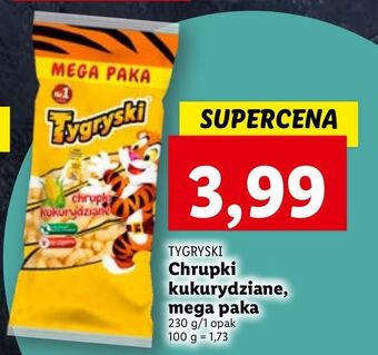 Lidl Chrupki kukurydziane tygryski oferta