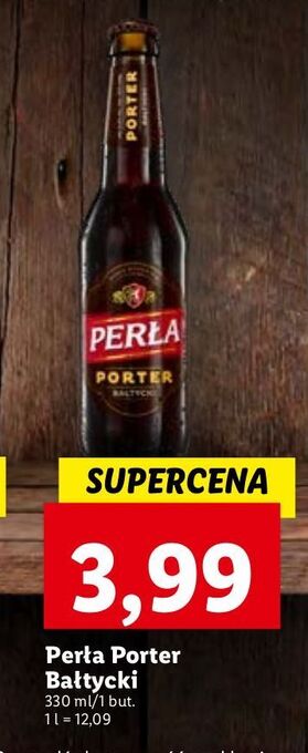 Lidl Piwo perła porter oferta